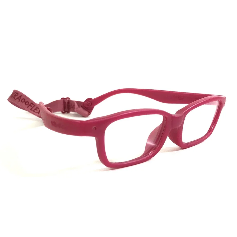 Miraflex Kids Eyeglasses Frame MAYA 42 Col. KP Pink Rubberized 42-15-125